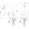 Смеситель для кухни LEMARK COMFORT LM3061PBG